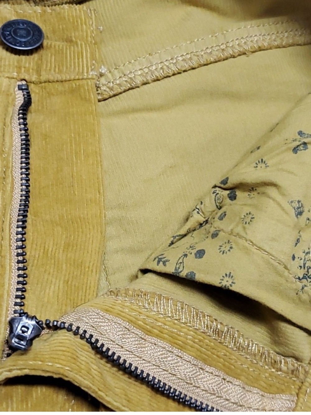 Free People We The Free Corduroy Pants Size 27 - Picture 5 of 5